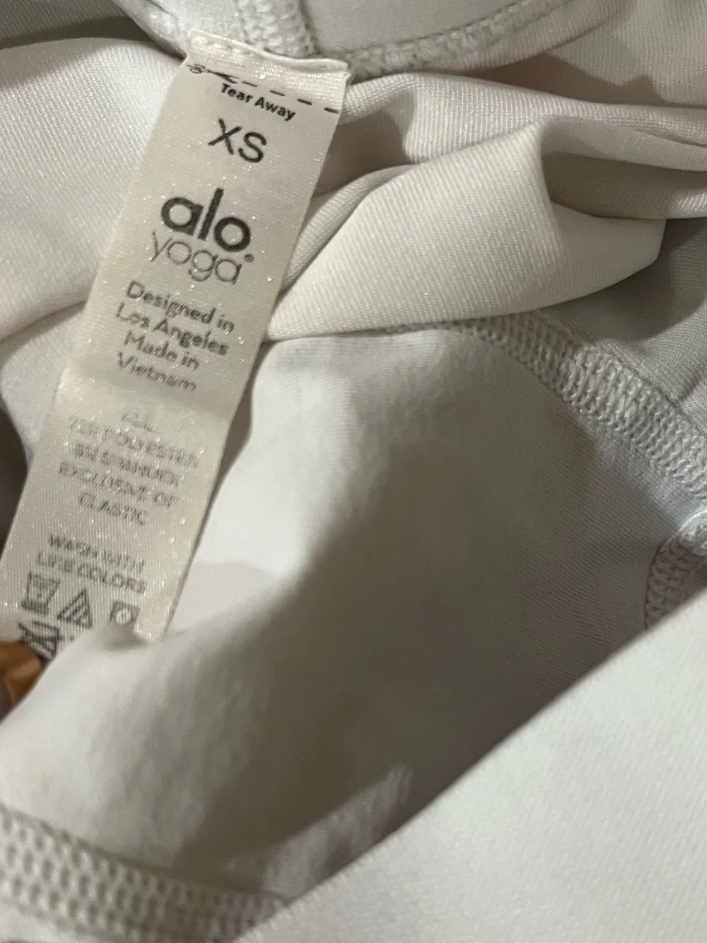 ALO Yoga White tennis skirt
